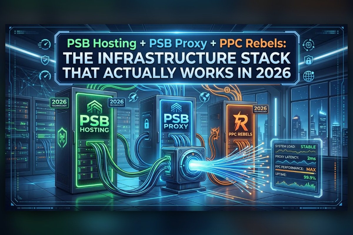 PSB Hosting, PSB Proxy and PPC Rebels — the traffic arbitrage infrastructure stack for Google Ads in 2026