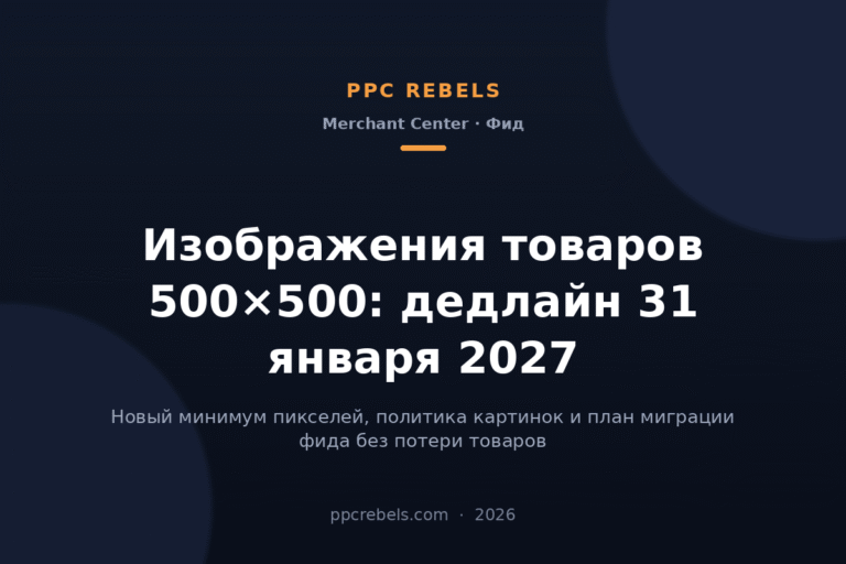 Изображения товаров 500×500: дедлайн 31 января 2027 — обложка статьи блога PPC Rebels